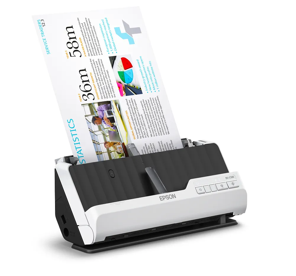 Epson Document Scanner Portable WorkForce DS-C330 A4 view 3